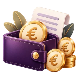 Symbol für Finanzen und Rechnungen